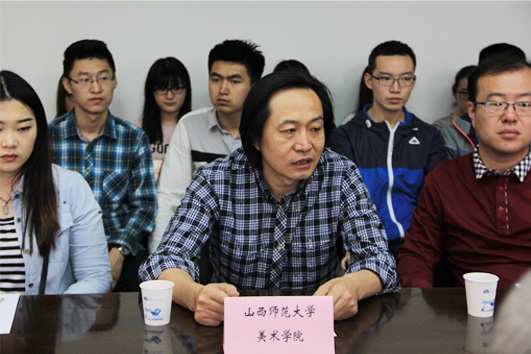 2李晓庵院长致欢迎词并介绍学院发展情况