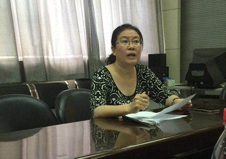 本科生党支部书记贾娟总结发言